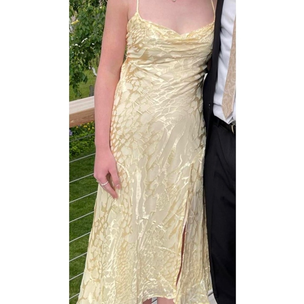 ASTR the Label Gaia Dress in Cream Burnout Floral - Size XS - Picture 3 of 15